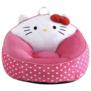 �n���[�L�e�B �L�b�Y�p ���k�t�H�[���r�[�Y�N�b�V�����`�F�A �s���N 69×61cm Hello Kitty Kids Compressed Foam Bean Bag Chair, Pink, 27 x 24 in �y�����񂹏��i�z