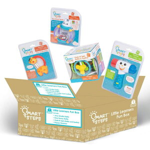 �X�}�[�g�E�X�e�b�v�X ���g���E���[�i�[�Y �Ȋw�w�K�t�@���{�b�N�X4�_ 3�����ȏ� Smart Steps Little Learners STEM Fun Box, 4-Piece, Ages 3 Months+ �y�����񂹏��i�z