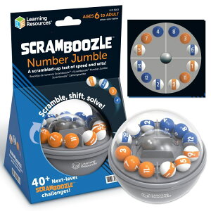 ���[�j���O���\�[�V�Y �X�N�����u�[�Y�� �i���o�[�W�����u�� �p�Y���{�[�� 6�Έȏ� Learning Resources Scramboozle Number Jumble Puzzle Ball, Ages 6+ �y�����񂹏��i�z