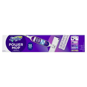 �X�E�B�b�t�@�[ �p���[���b�v �}���`�T�[�t�F�X���p�L�b�g �t���b�V���̍��� Swiffer Power Mop Multi-Surface Kit for Floor Cleaning, Fresh Scent �y�����񂹏��i�z