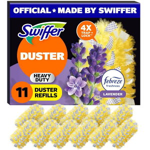 �X�E�B�b�t�@�[ ���ϋv�_�X�^�[�����p ���x���_�[�̍��� 11�� Swiffer Heavy Duty Duster Refill, Lavender 11 Count �y�����񂹏��i�z