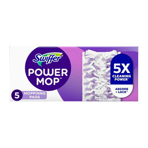 �X�E�B�b�t�@�[ �p���[���b�v �����p�b�h ������ 5�� Swiffer Power Mop Pad Refills, Unscented, 5 Count �y�����񂹏��i�z