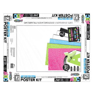 �A�[�g�X�L���Y �I�[���C������ �|�X�^�[�L�b�g �{�[�h3���E������246�� 249�_ ArtSkills All-in-One Poster Kit, 3 Boards & 246 Letters, 249 Pieces �y�����񂹏��i�z