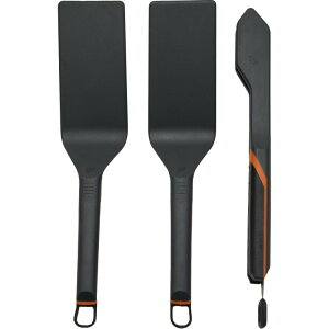 �u���b�N�X�g�[�� E�V���[�Y �g���O���X�p�`���� �O���h���c�[���L�b�g 3�_ Blackstone E-Series 3 Piece Tongs and Spatulas Griddle Tool Kit �y�����񂹏��i�z