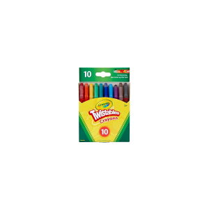 �N������ �~�j�E�c�C�X�^�u���E�N������ 10�F 3�Έȏ� Crayola Mini Twistables Crayons 10 Count Ages 3+ �y�����񂹏��i�z