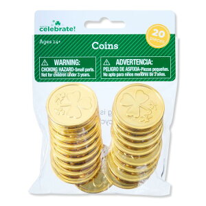 �y�E�H���}�[�g�u�����h�z�E�F�C�g�D�Z���u���[�g �R�C�� 20�� �S�[���h Gold Coins, 20 Count, St. Patrick's Day by Way To Celebrate �y�����񂹏��i�z