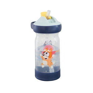 �t�@�[�X�g�C���[�Y �u���[�C �V�b�v���V�[ �c���p�E�H�[�^�[�{�g�� ��355mL �t���[�e�B���O�`���[���t�� The First Years Bluey Sip & See Toddler Water Bottle with Floating Charm, 12 oz �y�����񂹏��i�z