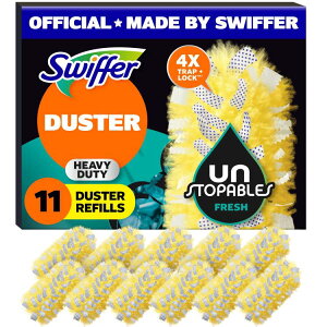 �X�E�B�b�t�@�[ ���ϋv�_�X�^�[�����p �A���X�g�b�p�u���Y�̍��� 11�� Swiffer Heavy Duty Duster Refills, Unstopables, 11 Count �y�����񂹏��i�z