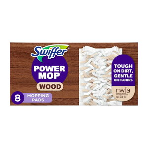 �X�E�B�b�t�@�[ �p���[���b�v �؏��p�����p�b�h 8�� Swiffer PowerMop Wood Mopping Pad Refills, 8 count �y�����񂹏��i�z