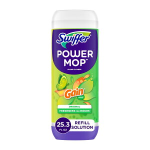 �X�E�B�b�t�@�[ �p���[���b�v ���p���t ��748mL �Q�C���̍��� Swiffer Power Mop Floor Cleaner Solution with Gain Scent, 25.3 fl oz �y�����񂹏��i�z