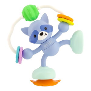 �C���t�@���e�B�[�m �X�e�B�b�N���X�s�� �A���C�O�} �z�Օt���ߋ� 4�����ȏ� Infantino Stick & Spin Raccoon Pal Suction Toy, Ages 4 Months+ �y�����񂹏��i�z