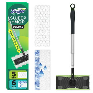 �X�E�B�b�t�@�[ �X�C�[�v�����b�v �f���b�N�X ���b�v�����V�[�g6���t�� Swiffer Sweep & Mop Deluxe, 6 Mop Refills �y�����񂹏��i�z