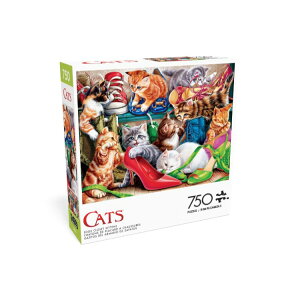 �o�b�t�@���[�Q�[���Y �V���[�N���[�[�b�g�̎q�L���� 750�s�[�X �W�O�\�[�p�Y�� Buffalo Games Shoe Closet Kittens 750-Piece 24 x 18-Inch Interlocking Jigsaw Puz �y�����񂹏��i�z