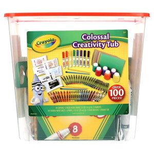 �N������ �R���b�T�� �N���G�C�e�B�r�e�B�^�u ��ށE�H��p�i102�_ Crayola Colossal Creativity Tub Art & Craft Set, 102 Pieces �y�����񂹏��i�z