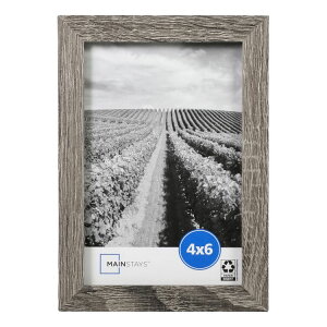 �y�E�H���}�[�g�u�����h�z���C���X�e�C�Y �t�H�g�t���[�� ��10×15cm ���X�e�B�b�N�O���[ Mainstays ? 4x6 Picture Frame ? Rustic Gray Gallery Linear Program Tabletop Photo Frame �y�����񂹏��i�z