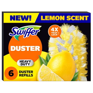 �X�E�B�b�t�@�[ ���ϋv�_�X�^�[�����p �������̍��� 6�� Swiffer Heavy Duty Duster Refills, Lemon 6 Count �y�����񂹏��i�z