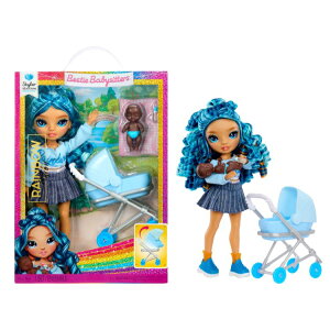 ���C���{�[�n�C �W���j�A�n�C �x�X�e�B�E�x�r�[�V�b�^�[�Y �X�J�C���[�l�` ��22.9cm Rainbow High Jr High Bestie Babysitters Skyler 9-Inch Doll �y�����񂹏��i�z