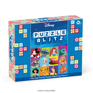 [�����] �f�B�Y�j�[ �p�Y���u���b�c �͗l���킹�Q�[�� 2�`4�l�p 8�Έȏ� Disney Puzzle Blitz Pattern Game, 2-4 Players, Ages 8+, Exclusive �y�����񂹏��i�z
