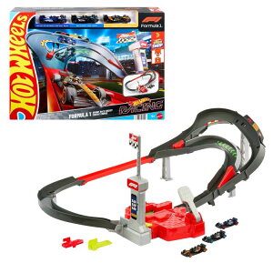 �z�b�g�E�B�[�� �t�H�[�~�������� �X�v�����g���[�X�T�[�L�b�g ��3�� 5�Έȏ� Hot Wheels Formula 1 Sprint Race Circuit with 3 Die-Cast Cars Ages 5+ �y�����񂹏��i�z