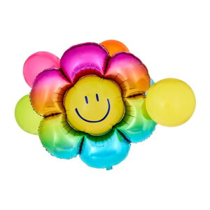 �y�|�C���gUP��1��-11��2���z�y�E�H���}�[�gPB�z�E�F�C�g�D�Z���u���[�g �o���[���u�[�P 6�_ �t�����[ Colorful Party Giant Flower-Shaped Foil and 12�h Latex Balloon Bouquet, 6pc �y�����񂹏��i�z