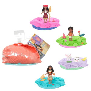 �f�B�Y�j�[ ���A�i �I�[�V�����V�F�� �T�v���C�Y�l�`�E���E���� ��ނ��܂��� Disney Moana Ocean Shell Reveal Doll, Sand and Accessories, Styles Vary �y�����񂹏��i�z