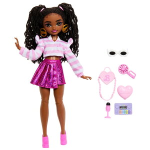�o�[�r�[ �h���[���x�X�e�B�[�Y �u���b�N�����l�` �U�t�t�A�N�Z�T���[�t�� 4�Έȏ� Barbie Dream Besties Brooklyn Doll with Choreography Accessories �y�����񂹏��i�z