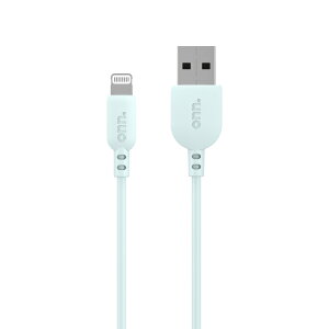 �I�� Lightning to USB�P�[�u�� ��0.9m �\�t�g�^�b�` �A�N�A onn 3ft Lightning to USB Charging Cable, Soft Touch Material, MFI Certified, Aqua - Comp �y�����񂹏��i�z