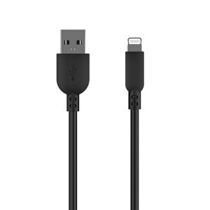 �I�� Lightning to USB�P�[�u�� ��1.8m �u���b�N onn 6ft Lightning to USB Charging Cable, Soft Touch Material, MFI Certified, Black - Com �y�����񂹏��i�z