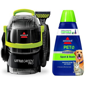 �r�b�Z�� ���g���O���[�� �v�� �|�[�^�u���J�[�y�b�g���@ BISSELL Little Green Pro Portable Carpet Cleaner, 74R7V �y�����񂹏��i�z