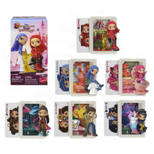 �f�B�Y�j�[ �f�B�Z���_���g �E�B�L�b�h�����_�[�����h �X�^�b�N�l�` ��ނ��܂��� Disney Descendants Wicked Wonderland Stack & Reveal Doll, Styles Vary �y�����񂹏��i�z
