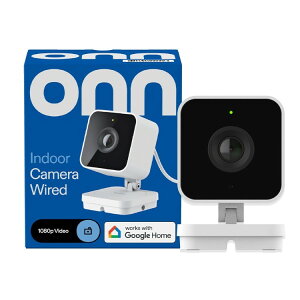 �I�� �����p�J���� 1080p HDR�Ή� onn Indoor Camera Wired, 1080p HDR Video, with Google Home and Gemini ? Search Video His �y�����񂹏��i�z