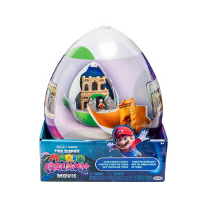 �X�[�p�[�}���I�M�����N�V�[�E���[�r�[ ���b�V�[�G�b�O �v���C�Z�b�g 2�̕t�� Super Mario Galaxy Movie Yoshi Egg Playset with 2 Figures �y�����񂹏��i�z