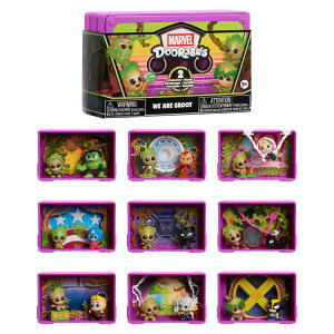 �}�[�x�� �h�A���u���Y �E�B�[�A�[�O���[�g �R���N�^�[�J�v�Z�� 2�� 5�Έȏ� Marvel Doorables We Are Groot Collector Capsule, 2 Figures, Ages 5+ �y�����񂹏��i�z