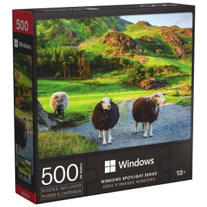 �X�s���}�X�^�[�Q�[���Y �}�C�N���\�t�g �E�B���h�E�Y 500�s�[�X �W�O�\�[�p�Y�����|�X�^�[ Spin Master Games, Microsoft Windows 500-Piece Jigsaw Puzzle and Poster, for Ages 8 and up �y�����񂹏��i�z