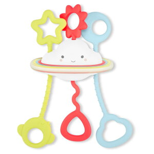 �X�L�b�v�z�b�v �V���o�[���C�j���O�N���E�h �v�����v���C���o�ߋ� 6�����ȏ� Skip Hop Silver Lining Cloud Pull & Play Sensory Toy, Ages 6M+ �y�����񂹏��i�z