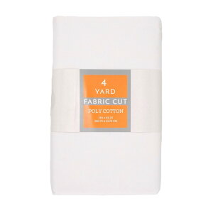 �V���\���e�L�X�^�C�� �|���R�b�g�����n �z���C�g ��3.7m�J�b�g ����111.8cm Shason Textile 4 Yard Cut Poly Cotton Fabric, White, 44inch Wide for Craft & Qui �y�����񂹏��i�z