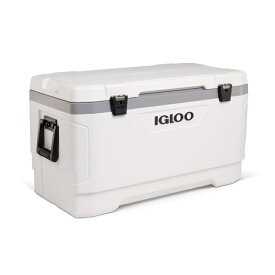イグルー 約94.6L ラティチュード マリンウルトラ ハードクーラー ホワイト／ムーンスケープグレー Igloo 100 QT Latitude Marine Ultra Hard-Sided Cooler, White and Moonscape Gray 【お取り寄せ商品】