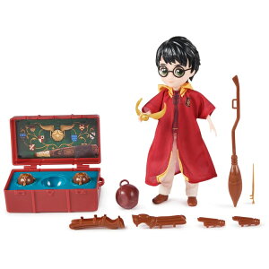 �n���[�E�|�b�^�[ �N�B�f�B�b�`�l�`��20.3cm ����9�_ 6�Έȏ� Harry Potter Quidditch Doll Gift Set, 8-Inch, 9 Accessories, Ages 6+ �y�����񂹏��i�z