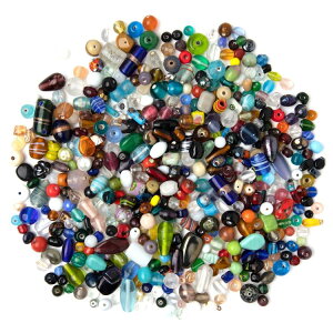 �J�Y��DIY �}���`�J���[ �K���X�r�[�Y�A�\�[�g �W���G���[����p 1300���� Cousin DIY 1300 Piece Multicolor Glass Bead Assortment for Jewelry Making �y�����񂹏��i�z