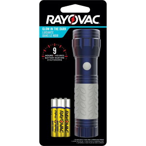 ���C�I�o�b�N �~�jLED�����d�� �~�����o�[�O���b�v �P4�`�d�r3�{�t�� Rayovac Mini LED Flashlight with Glow in the Dark Rubber Grip, 3 AAA Batteries Included �y�����񂹏��i�z