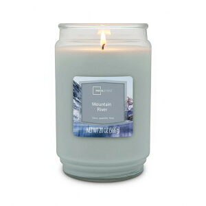 �y�|�C���gUP��1��-11��2���z�y�E�H���}�[�gPB�z���C���X�e�C�Y �V���O���E�B�b�N �K���X�W���[�L�����h�� �}�E���e�����o�[�̍��� ��567g Mainstays Single-Wick Scented Glass Jar Candle, Mountain River, 20oz. 