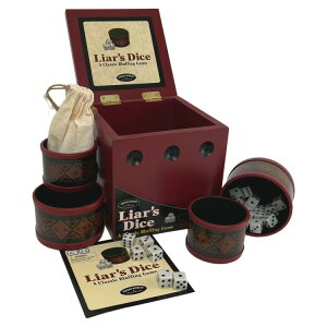 �t�����g�|�[�`�N���V�b�N�X ���C�A�[�Y�_�C�X �Q�[���Z�b�g Front Porch Classics | Liar's Dice Game Set - The Classic Bluffing Game for 2 to �y�����񂹏��i�z