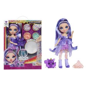 ���C���{�[�n�C ���C���{�[�V�}�[�Y �o�C�I���b�g �l�`�E�X���C�� ��27.9cm Rainbow High Rainbow Shimmers Violet Doll with Slime, 11-Inch �y�����񂹏��i�z