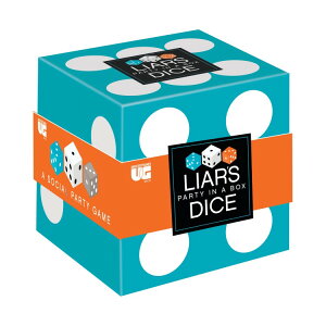 ���j�o�[�V�e�B�Q�[���Y ���C�A�[�Y�_�C�X �p�[�e�B�[�E�C���E�A�E�{�b�N�X University Games Liar's Dice Party in a Box �y�����񂹏��i�z