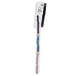 �W�F�V�[�W�F�[���Y �K���X�X�g�����h�g���I�r�[�Y �p�[�v�� 1�� Jesse James Glass Strand Trio Beads ? Purple, 1 Piece, Multi-Purpose for Teens and Adults �y�����񂹏��i�z