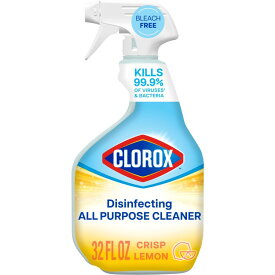 クロロックス 用多目的クリーナースプレー 約946mL さわやかなレモンの香り Clorox Disinfecting All Purpose Cleaner Spray, Crisp Lemon, 32 fl oz 【お取り寄せ商品】