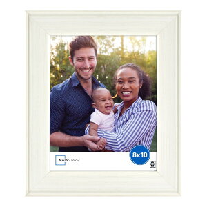 �y�E�H���}�[�g�u�����h�z���C���X�e�C�Y �t�H�g�t���[�� ��20×25cm �z���C�g ���X�e�B�b�N Mainstays ? 8x10 Picture Frame ? White Rustic Tabletop Photo Frame �y�����񂹏��i�z