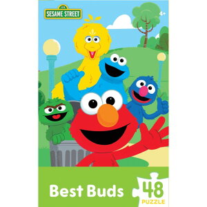 �}�X�^�[�s�[�V�Y �Z�T�~�X�g���[�g �x�X�g�o�b�Y �W�O�\�[�p�Y�� 48�s�[�X MasterPieces Sesame Street Best Buds 48-Piece Jigsaw Puzzle �y�����񂹏��i�z
