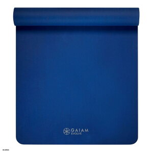 �K�C�A�� ���o�[�����K�}�b�g ����4mm �u���[ Gaiam Rubber Yoga Mat Blue 4MM �y�����񂹏��i�z