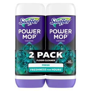 �X�E�B�b�t�@�[ �p���[���b�v ���t �A���X�g�b�p�u���Y �t���b�V���̍��� 2�{�Z�b�g Swiffer PowerMop Solution with Unstopables Fresh Scent, Double Pack �y�����񂹏��i�z